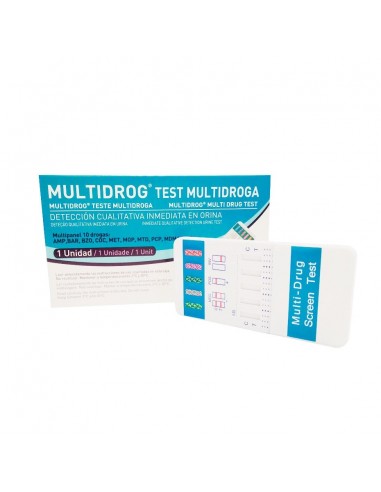 MULTIDROG TEST DIAGNOSTICO DE DROGAS 10 DROGAS