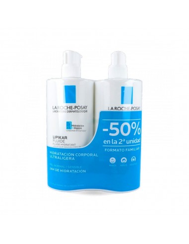 La Roche Posay Lipikar Fluido Duplo 750 ml 2ª ud 50% dto