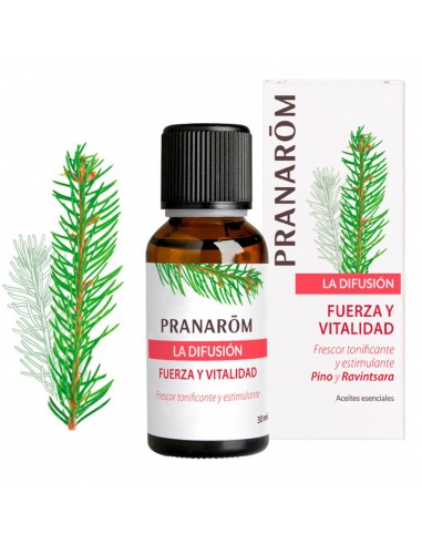 Pranarom nuevo mezcla difusor Fuerza y Vitalidad 30 ml