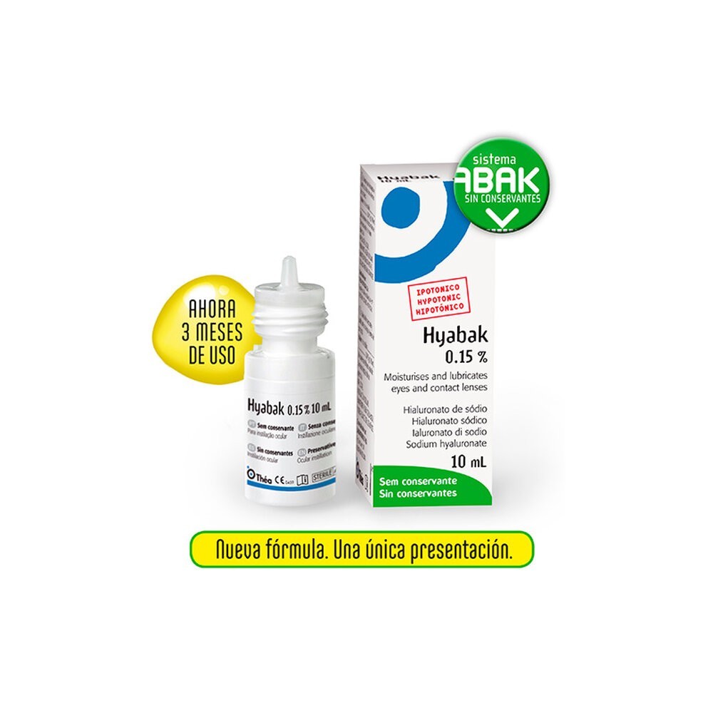 Comprar Hyabak Solución Hidratante Ocular, 10 ml