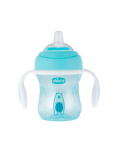 Chicco Vaso de transición Mix&Match azul 200 ml +4 meses