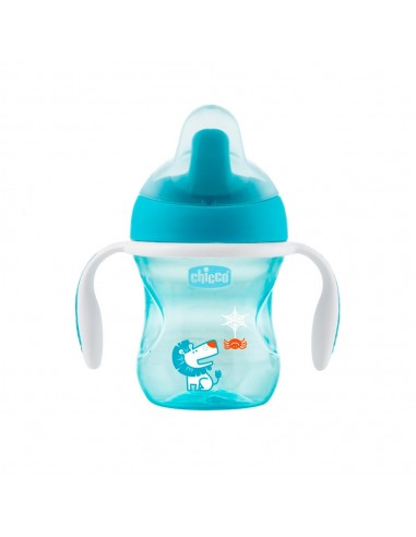 Chicco Vaso suave de entrenamiento +6M Azul 200 ml