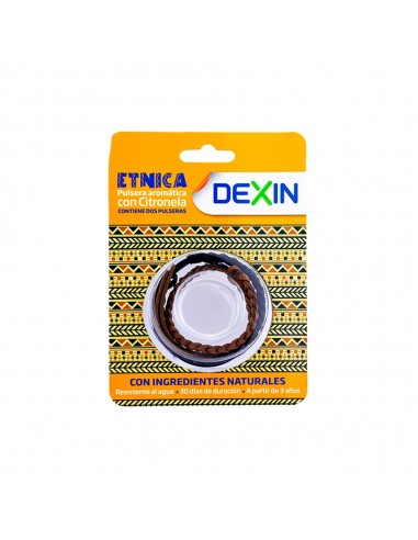 Dexin Étnica Pulsera repelente de mosquitos 2 unidades