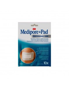 3M Medipore+ Pad Apósito Esteril 10 X 10 cm 10 Apósitos