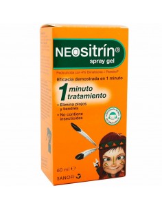 Comprar Neositrin 1 Spray Gel Liquido Antipiojos 60 Ml.
