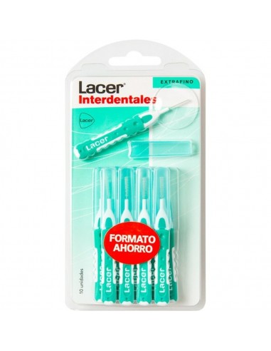 Lacer Cepillo interdental extrafino recto 10 unidades