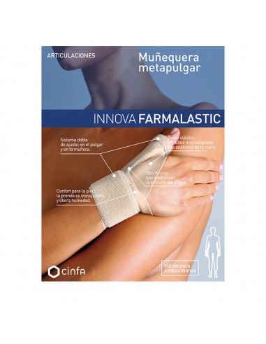 Farmalastic Muñequera Innova Metapulgar Beige T-P