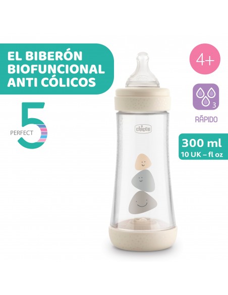▷ Chicco Biberón 5 Perfect Azul 0 M Flujo Lento 150 ml - Castro Farmacias