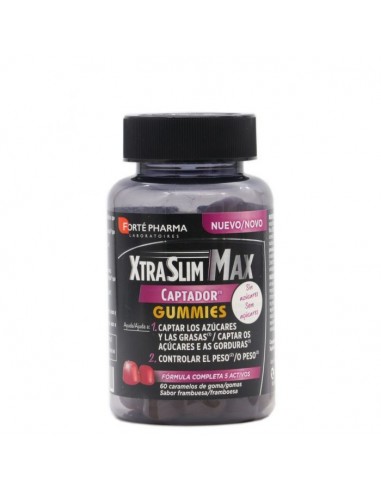 XtraSlim Max Captador Gummies 60 caramelos