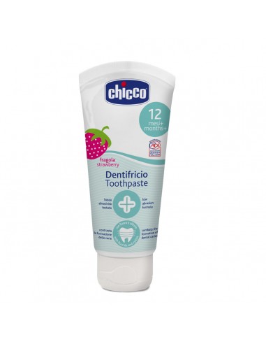 Chicco Pasta dental infantil con flúor sabor fresa +12 meses 50 ml