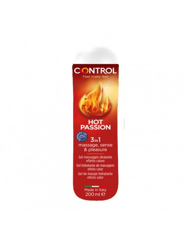 Control Gel de Masaje Hidratante Hot Passion 200 ml