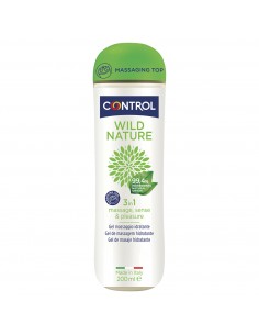 Control Gel Masaje 3 en 1 100% Natural 200 ml