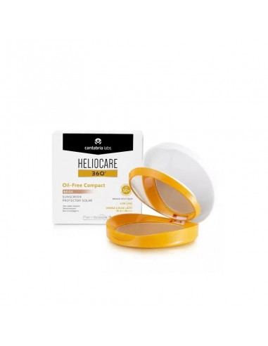 Heliocare 360º Oil Free Compacto Color Beige SPF50+ 10 g