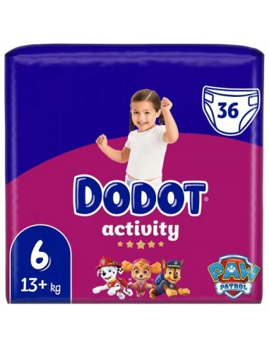 Dodot Activity Jumbo Pack Talla 6 36 unidades