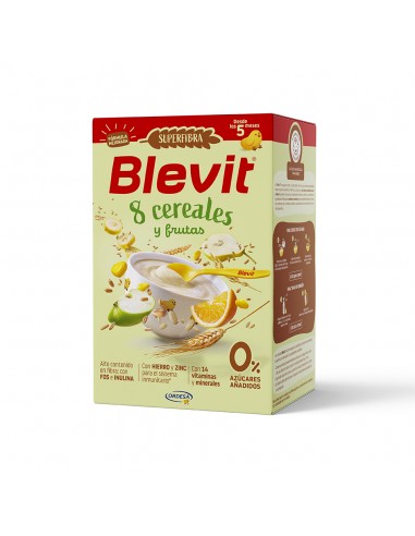 Blevit Super Fibra 8 Cereales y Frutas 500 g