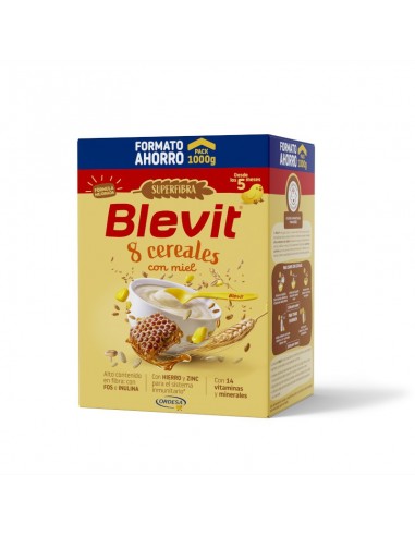 Blevit Super Fibra 8 Cereales y Miel 1000 g