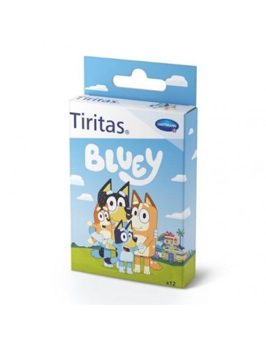 Hartmann Tiritas Bluey Surtido 3 tamaños 12 unidades