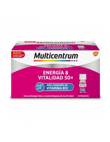 Multicentrum Energía & Vitalidad 50+ 15 frascos