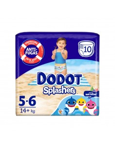 Dodot Splashers pañal bañador Talla 5/6 +14 kg 10u