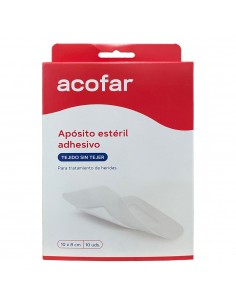 Acofar Apósito Estéril Adhesivo 10x8 cm 10 unidades