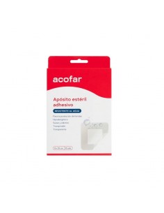 Acofar Apósito Estéril Adhesivo Resistente al Agua 8x10 cm 10 unidades