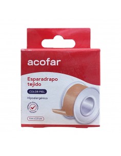 Acofar Esparadrapo Tejido Color Piel 5x2,50 cm