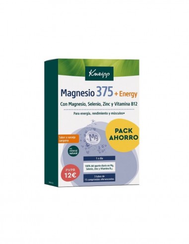 Kneipp Magnesio 375 + Energy Pack