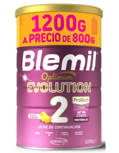 Blemil 2 Optimum Evolution 1200 g Precio Especial