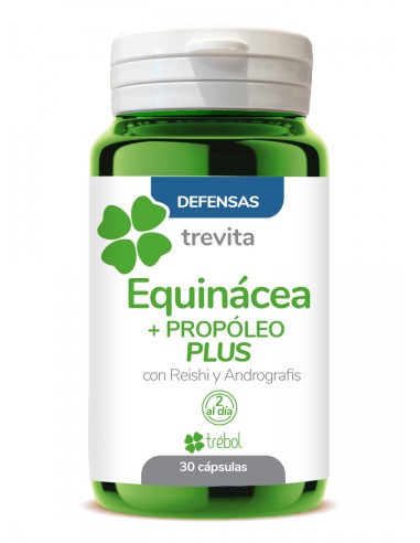 Trevita Defensas Equinácea + Propóleo + Reishi Plus 30 cápsulas