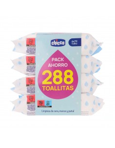 Chicco Cuatripack Toallitas 4x72 unidades