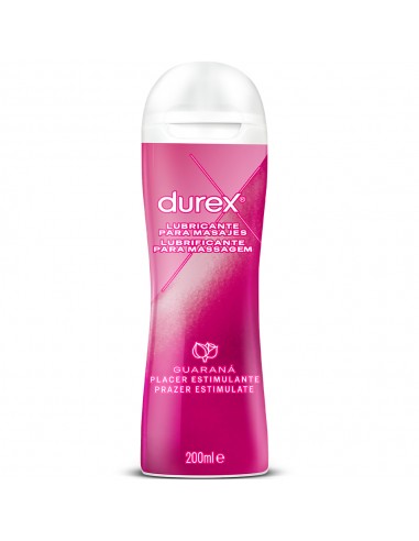 Durex Play Massage 2 en 1 Gel Lubricante de Masaje Estimulante Guaraná 200 ml