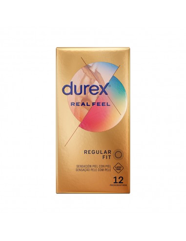 Durex Preservativos Real Feel sin Látex 12 unidades