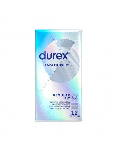 Durex Preservativos Invisibles Extra Sensitivos 12 unidades