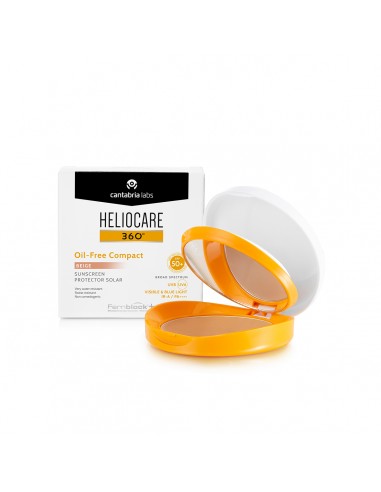 Heliocare 360º Oil Free Compacto Color Beige SPF50+ 10 g