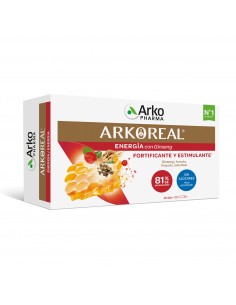 Arko Real Jalea Real + Ginseng 20 ampollas