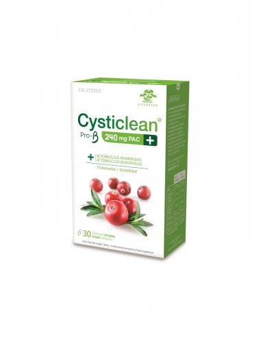 Cysticlean Pro-B 240 mg 30 cápsulas