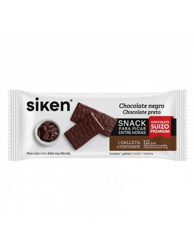 Siken Snack Galleta Chocolate Negro 22 g 1 unidad