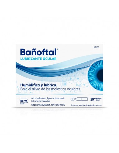 Bañoftal Baño Ocular 20 monodosis 0,4 ml