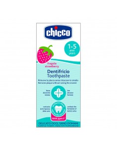 Chicco Pasta Dental Infantil con Flúor Sabor Fresa +12 meses 50 ml