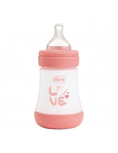 Chicco Perfect5 Biberón Rosa Flujo Normal +0 meses 150 ml