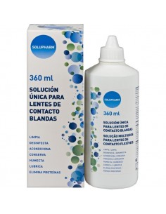 Solupharm Solución Única para Lentes 360 ml